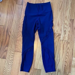 Lululemon leggings with mesh detail